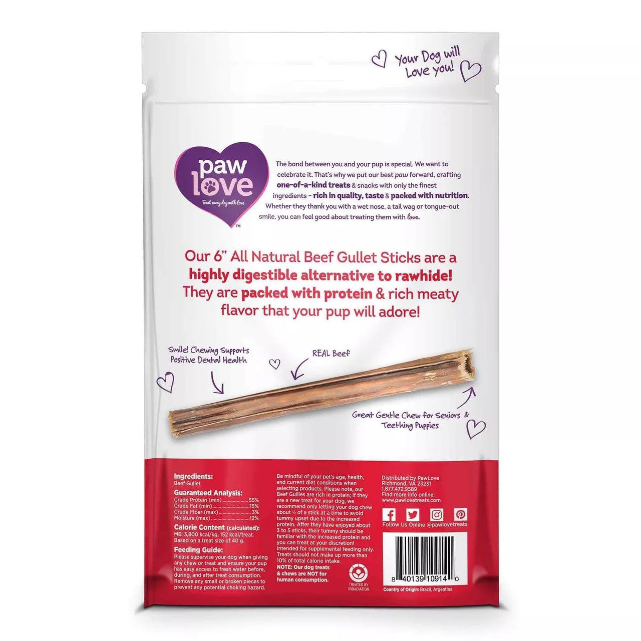 PAWLVE BF GULLET STK CHW ( 6 X 12 CT )