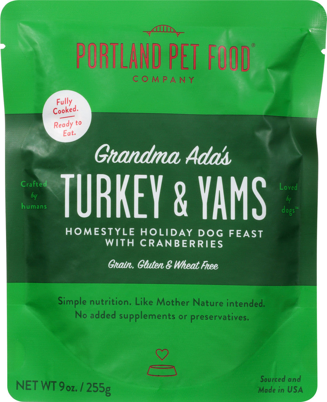 PRTPET TRKY/YAMS DG MEAL ( 8 X 9 OZ   )