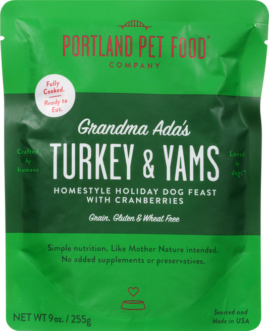 PRTPET TRKY/YAMS DG MEAL ( 8 X 9 OZ   )