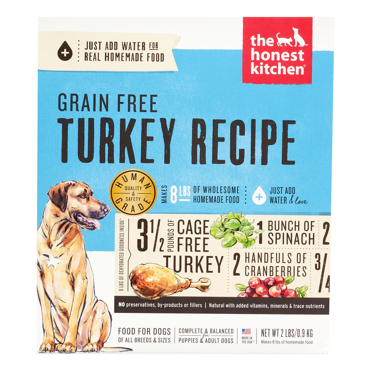 HK DOG FD GRN FR TURKEY ( 6 X 2 LB   )